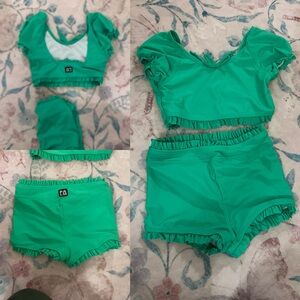 Green Kids Costume Set